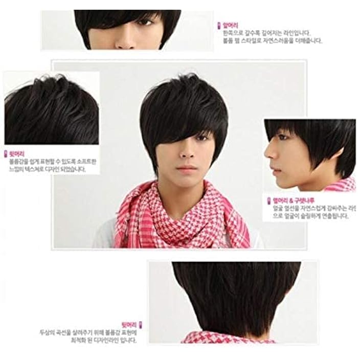 DILLARDS Man Short Wigs Fashion Hairstyle F79 Black - Image 2